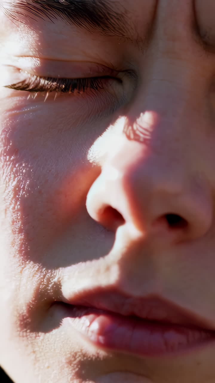 primer plano de la cara de una persona