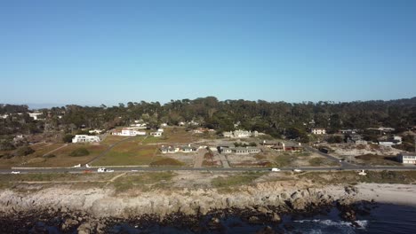 zoom in camera footage of asilomar beach in monterey ca