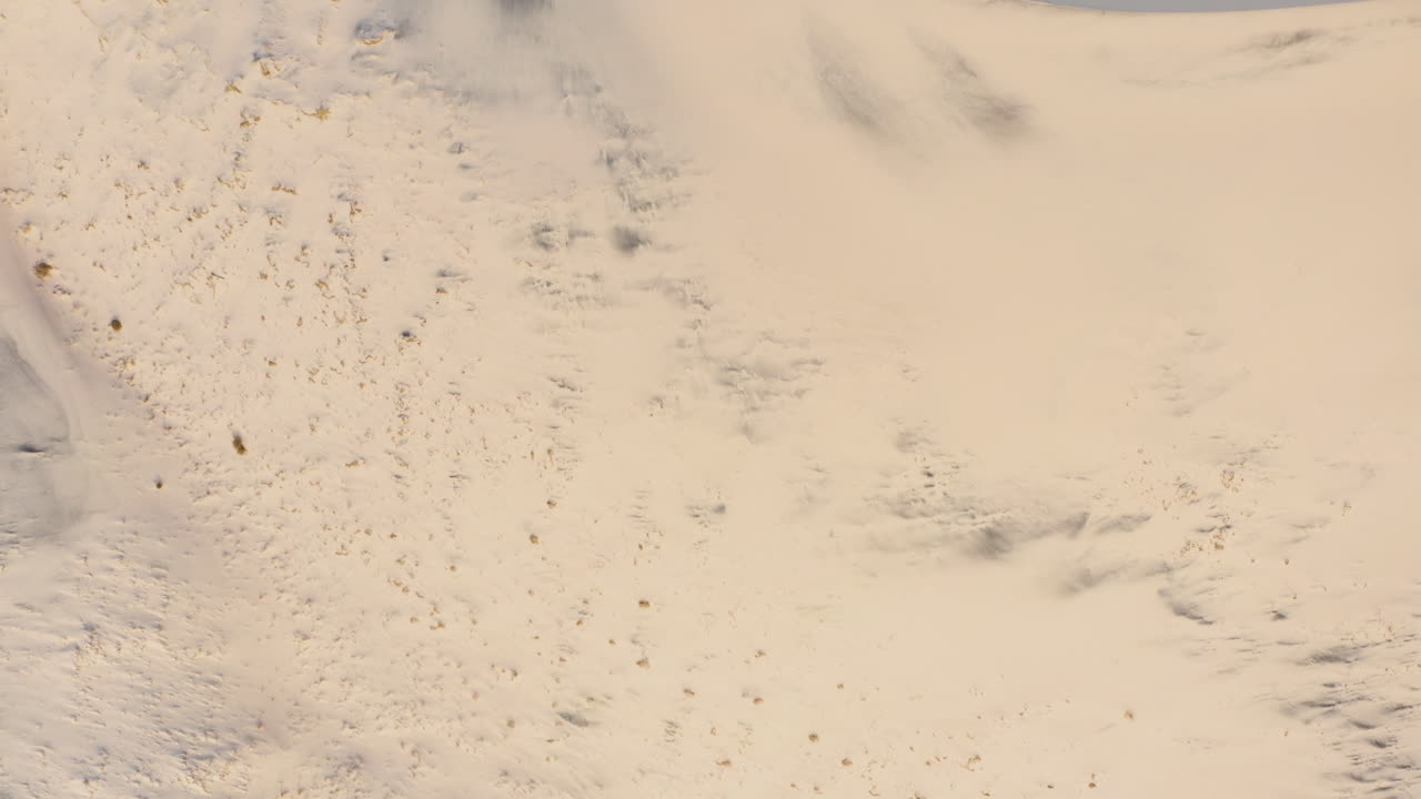 미국 남부 캘리포니아의 모하비 사막에 있는 켈소 언덕의 클로즈업 샷