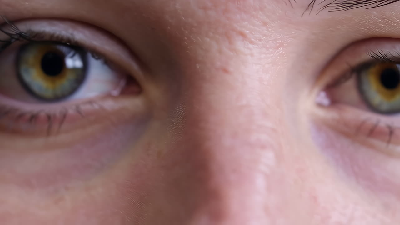 Close-up of woman's eyes