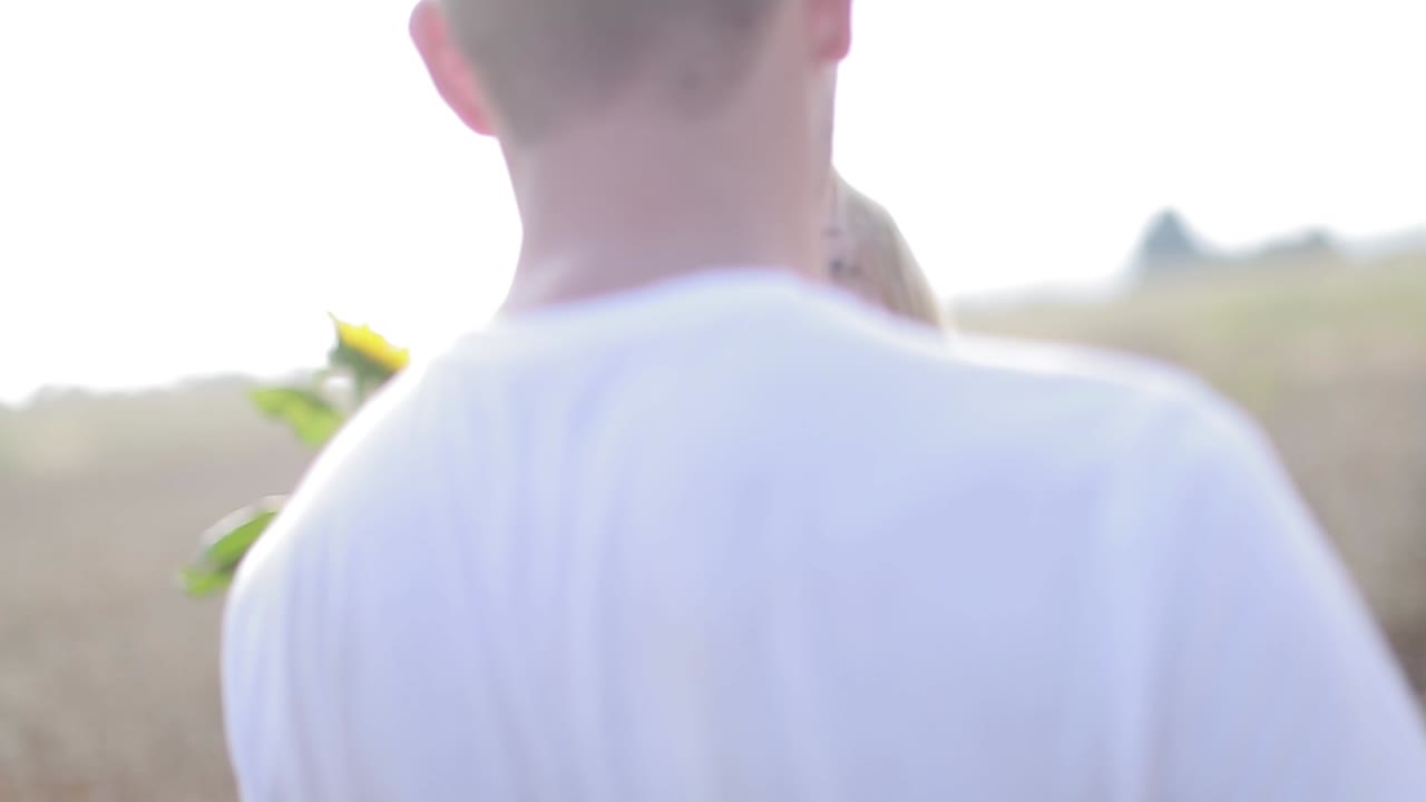 Couple Having Fun On Their Summer Holiday. Concept about love, people and nature