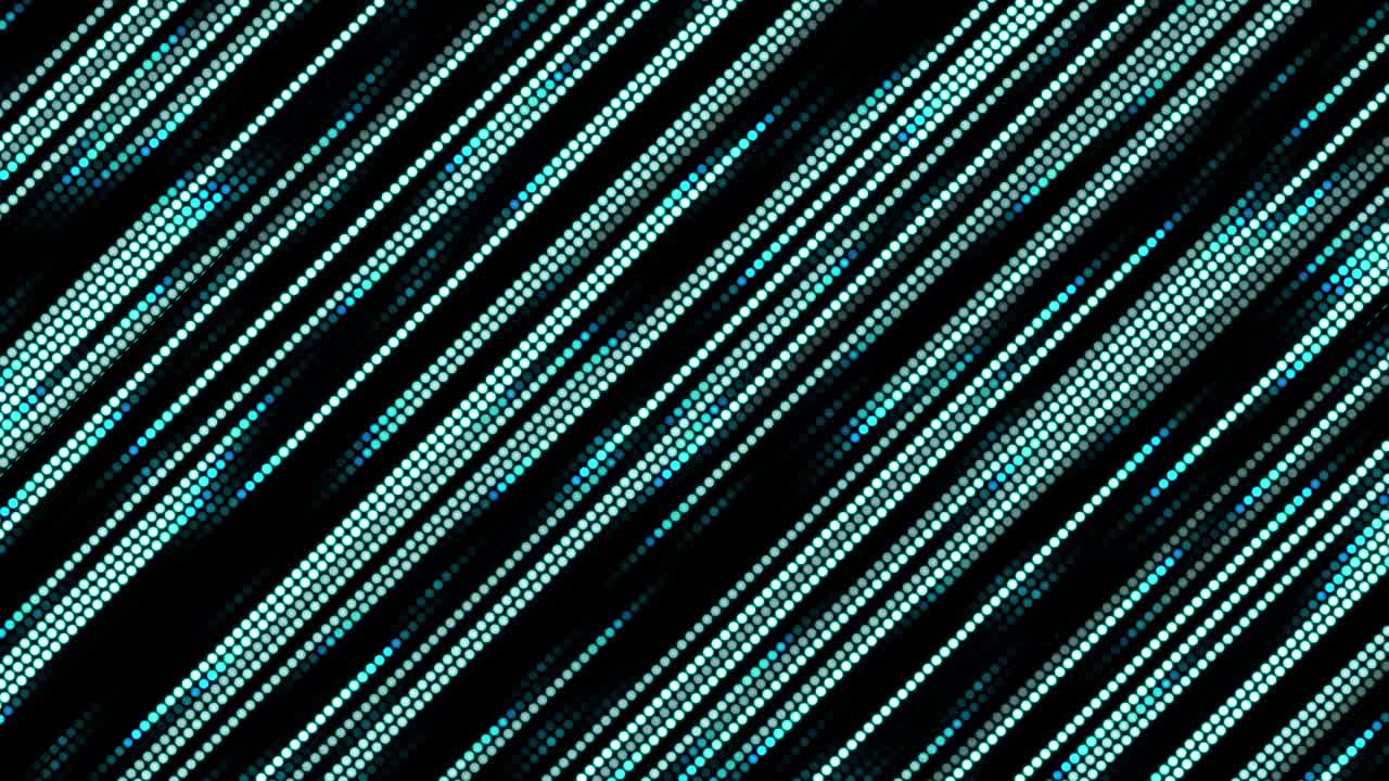 animación de puntos línea cibernética gráficos de movimiento