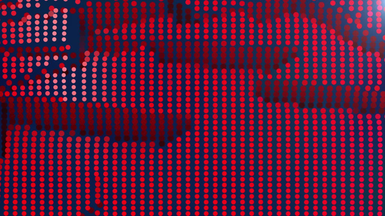 fondo multicolor animado de partículas redondas