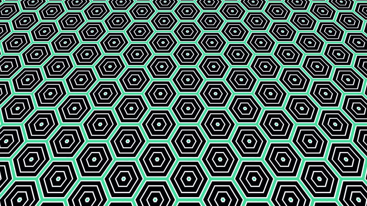 patrón de video gráfico con figuras geométricas que se inclina hacia arriba y se mueve.