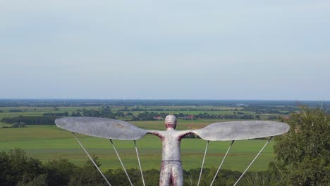 lilienthal monument flying hill summer germany