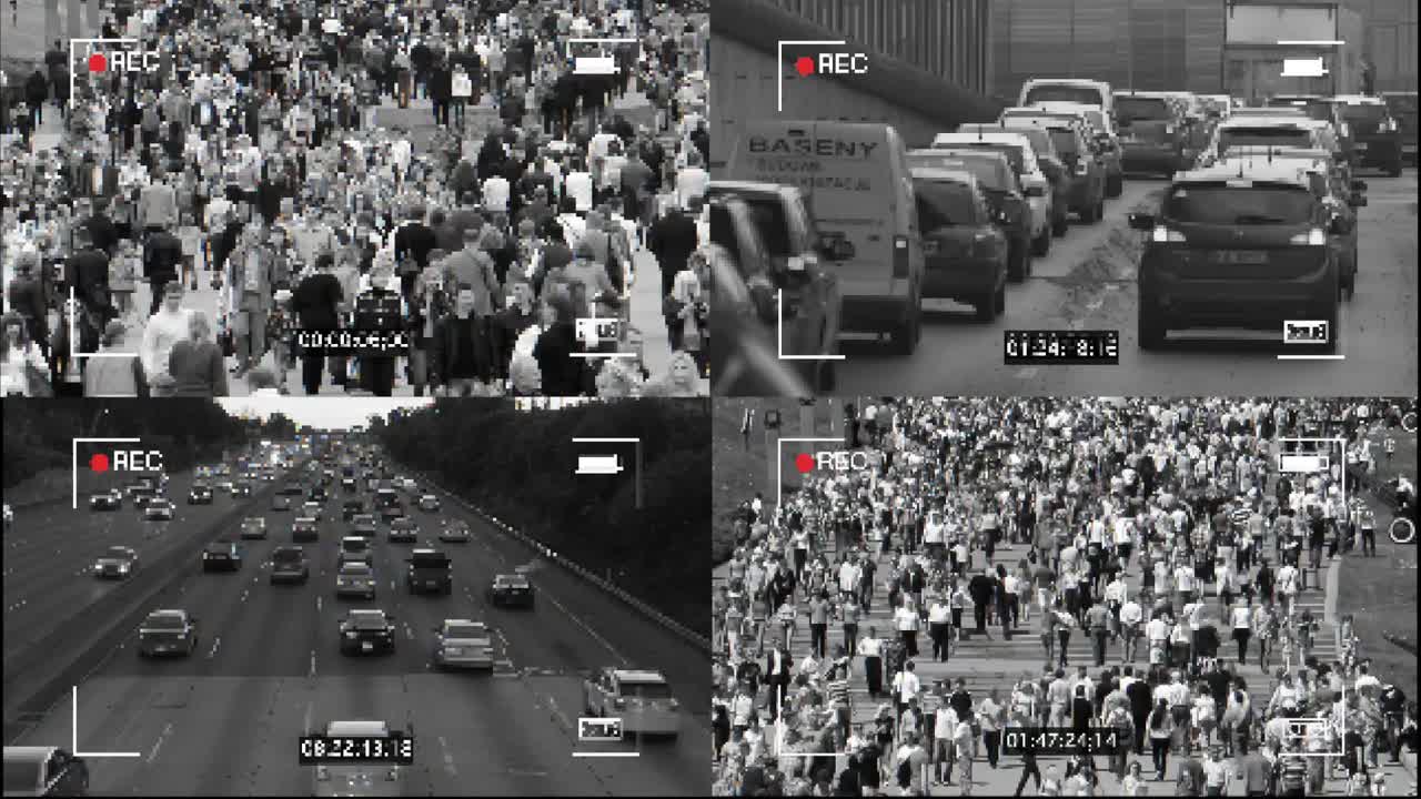 pantalla dividida de las cámaras de seguridad imágenes de vigilancia cctv vigilancia vigilancia vigilancia vigilancia cámara de seguridad vista personas espiando