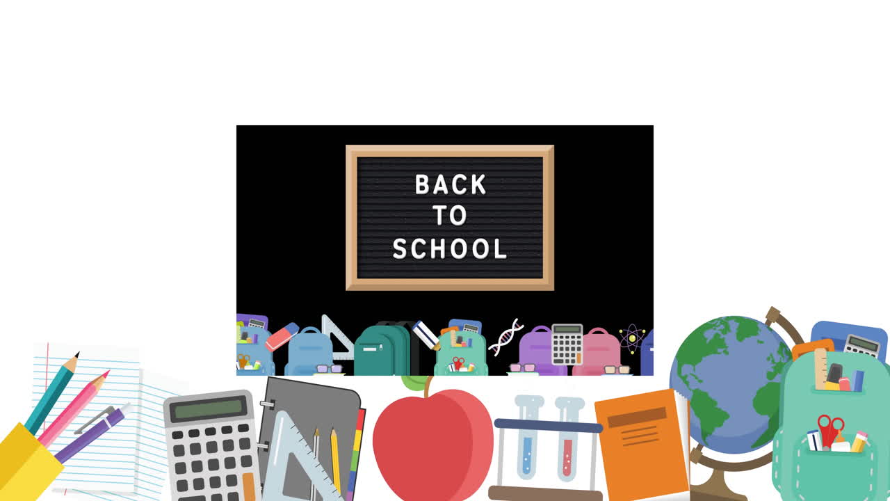 ⁇ 색 배경에 여러 학교 개념 아이콘에 대한 나무 슬레이드에 있는 학교 텍스트로 돌아갑니다.