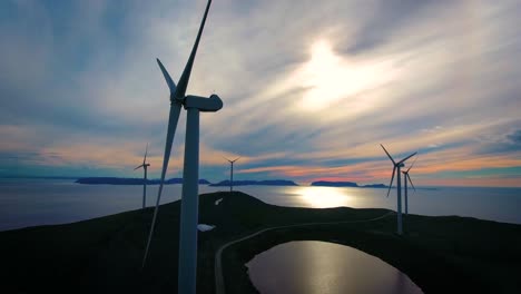 windmills for electric power production havoygavelen windmill park norway