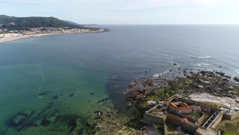 ruins of a medieval castle by the sea