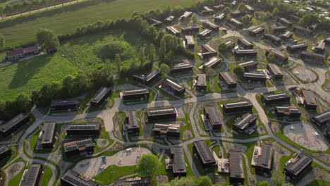 wellness lodges with playgrounds in roompot beach resort brouwersdam in zeeland, netherlands