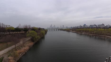 seonyudo park on seonyudo island in the han river, seoul, south korea - wide shot