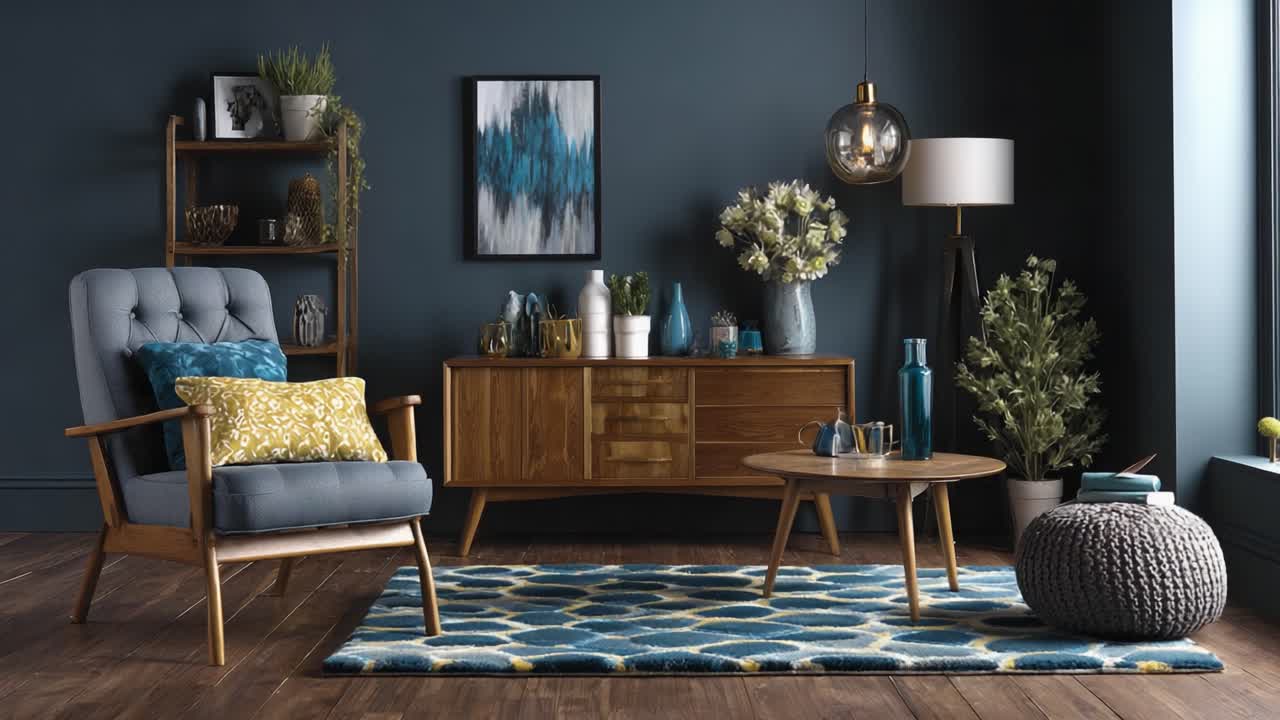 A Cozy Living Room Scene Featuring Elegant Decor Elements, Stylish Furniture, and a Calm Color Palette that Creates a Relaxing Atmosphere Perfect for Entertaining Guests