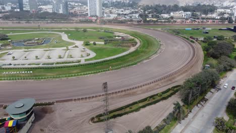 Drone-4k-Video-De-Una-Pista-De-Carreras-De-Caballos