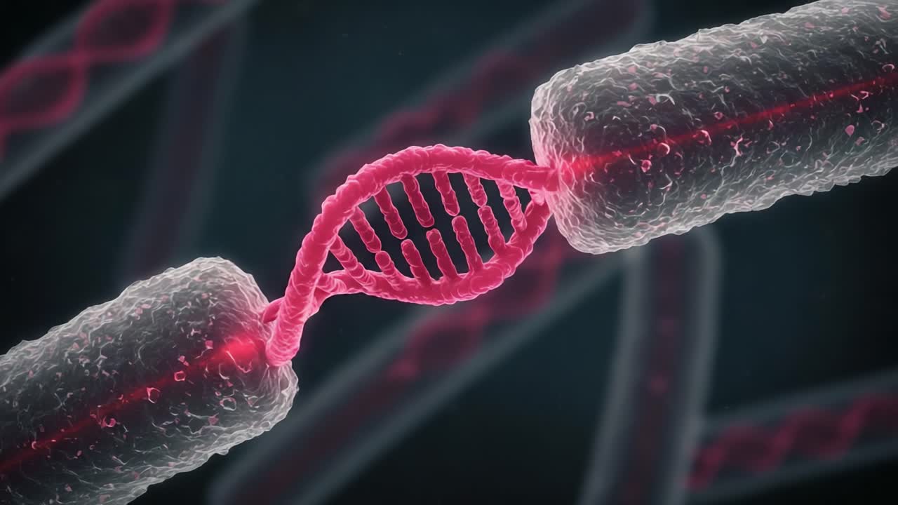 Intricate Visualization of DNA Structure and Replication Mechanics in a Stunning 3D Representation Unveiling the Beauty of Genetic Material Dynamics