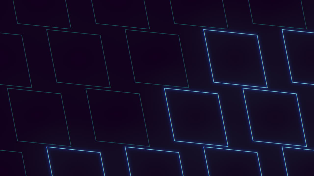 블랙 그라데이션에 블루 네온 모양 패턴