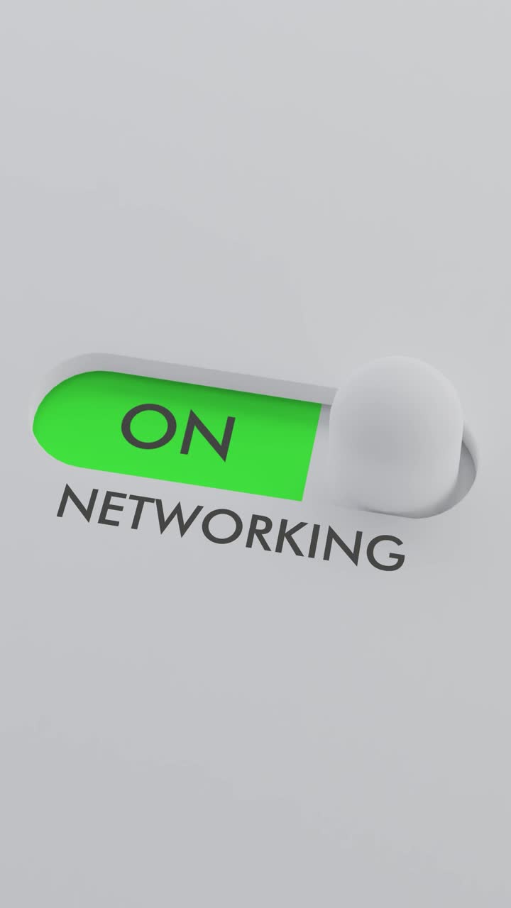 encendiendo el interruptor de red vídeo vertical