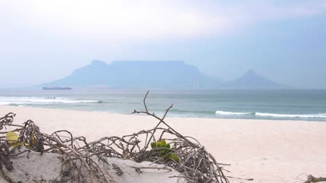 the world famous view of table mountain from bloubergstrand