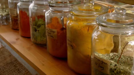 ingredients on display at supermarket 4k