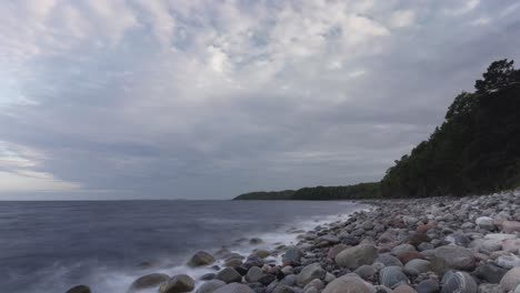 Beautiful-rocky-beach-in-Southern-Norway