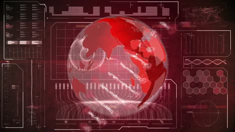 Animación-Del-Globo-Y-Procesamiento-De-Datos-En-Pantalla