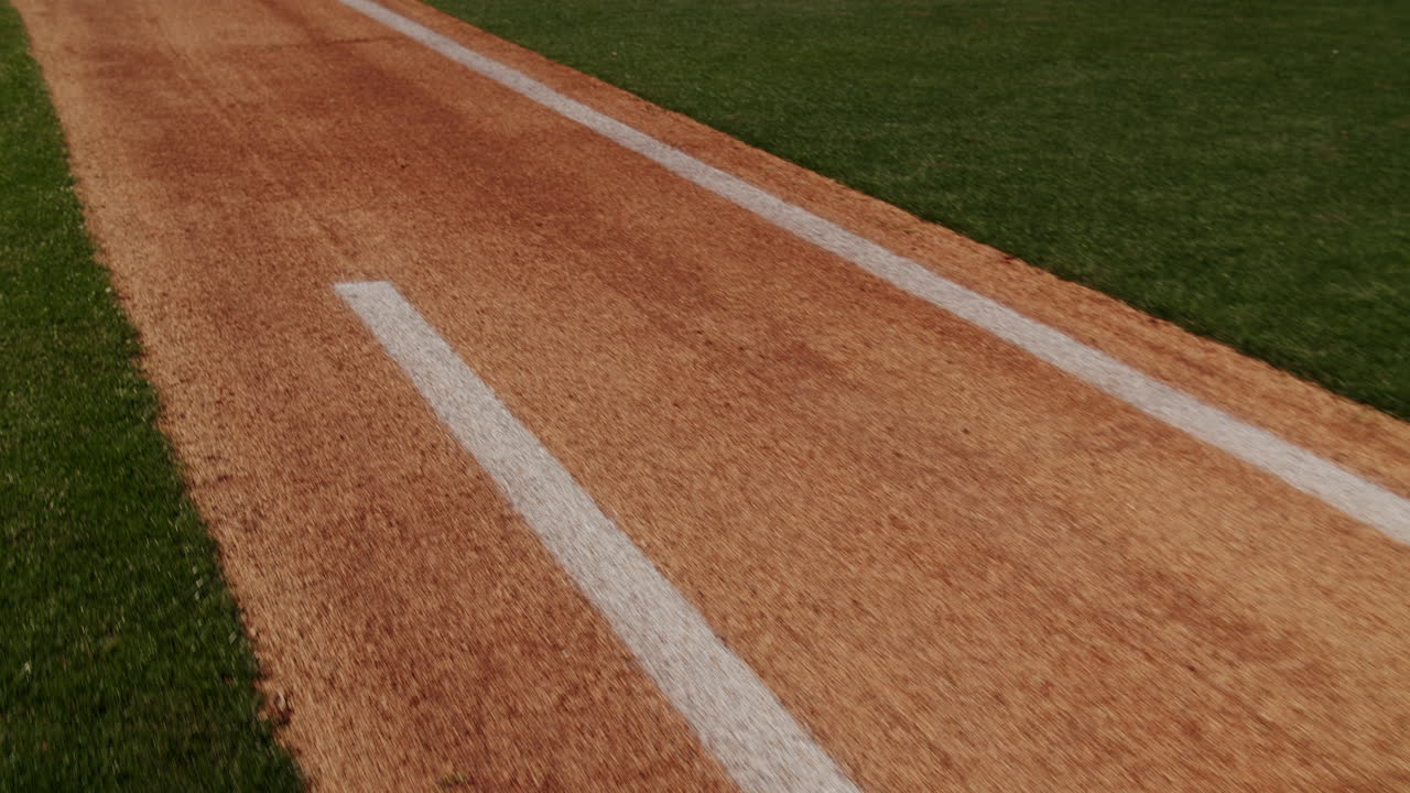 Baseball Field Dirt and Lines