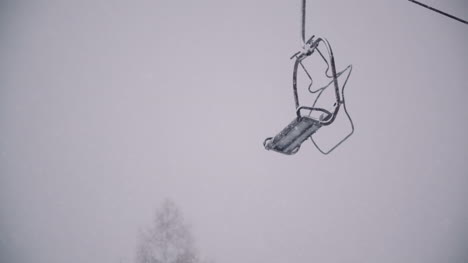 gondola ski lift in winter at ski slope 1