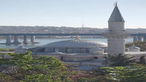 istanbul mosque with cityscape view