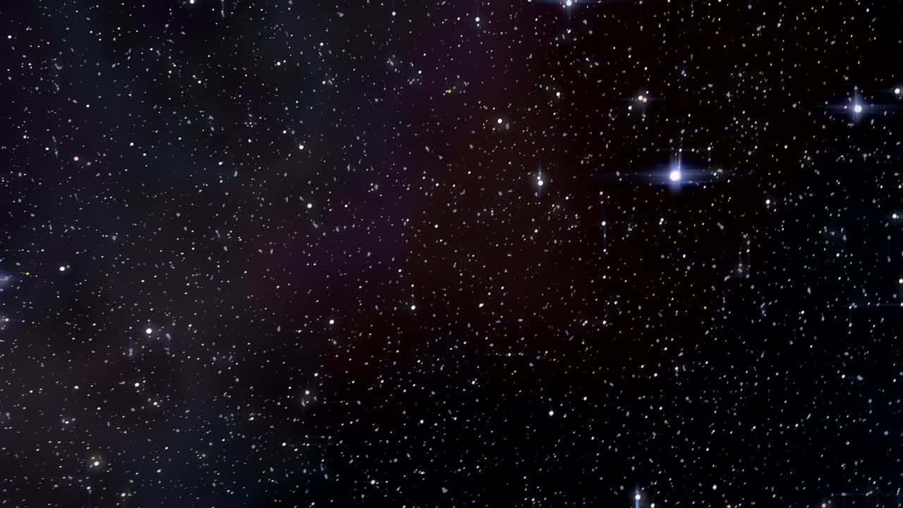 velocità di curvatura spaziale viaggio iperspaziale attraverso la nebulosa starfield loop 4k