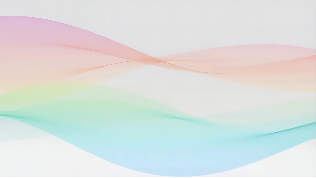 Fundo Abstrato Minimalista com Ondas em Movimento 4K