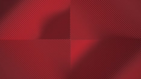 abstract pattern of red rectangular squares with an offset effect. animation of rings for a business presentation. seamless loop 4k 3d visualization of wave patterns outside