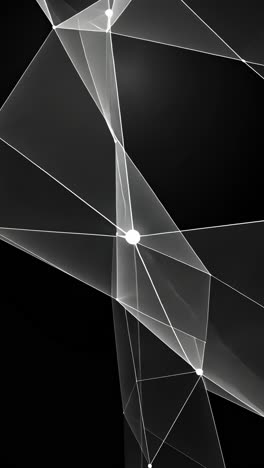 abstract geometric shapes with a 3d effect on a black background, viewed from a top-down angle