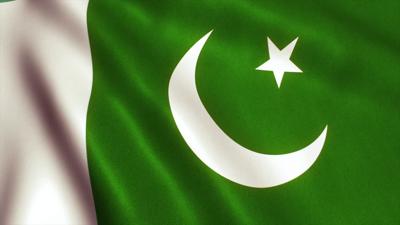 el video de la bandera de pakistán - 4k