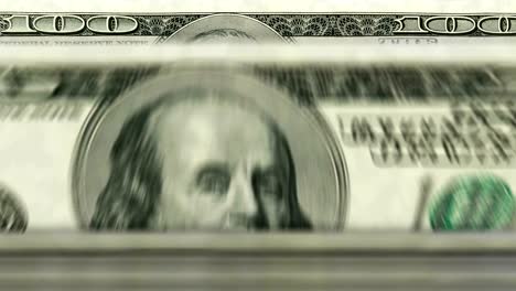 money counting machine – 100 dollar