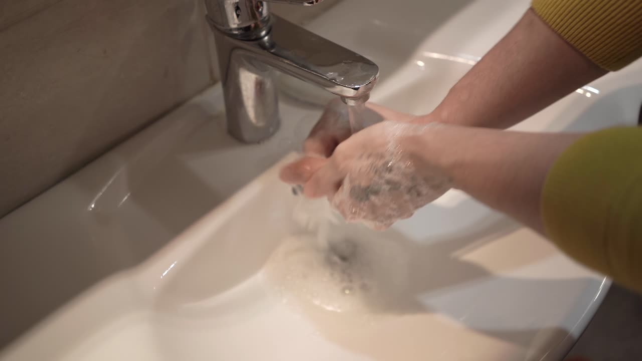 Washing hands, be safe,corona is here, tattooed gay 4K