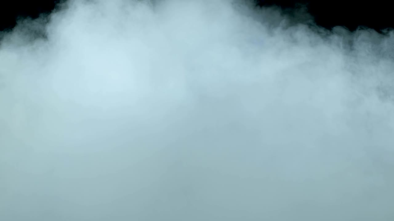 현실적인 건조 얼음 연기 구름