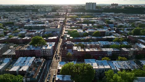 quartier résidentiel de la ville américaine urbaine