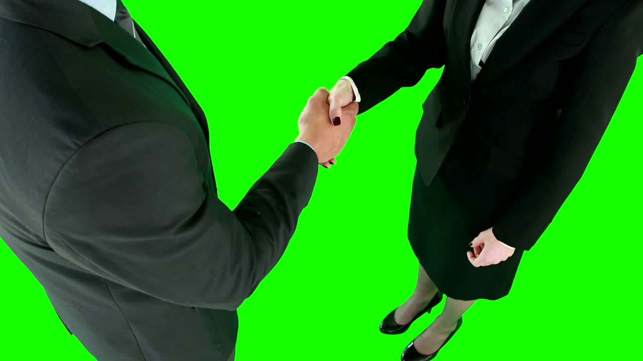 비즈니스 사람들이 핸드 쉐이킹