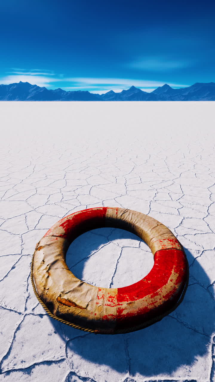 salvavidas en el desierto