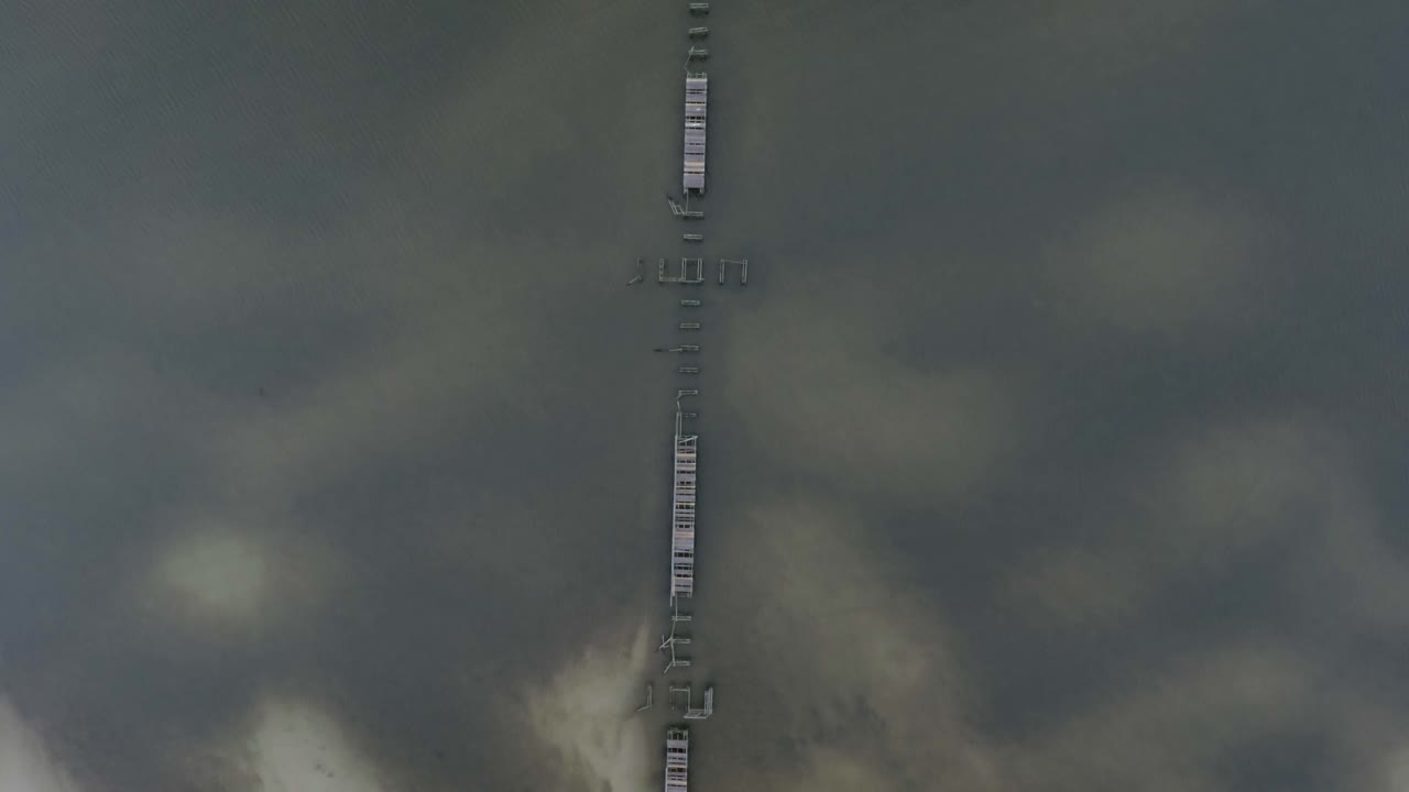 beach pier were damaged by a hurricane that brought strong winds and heavy rain from the Gulf Coast to the mid-Atlantic. Aerial video of land in the south mississippi region after Hurricane Zeta