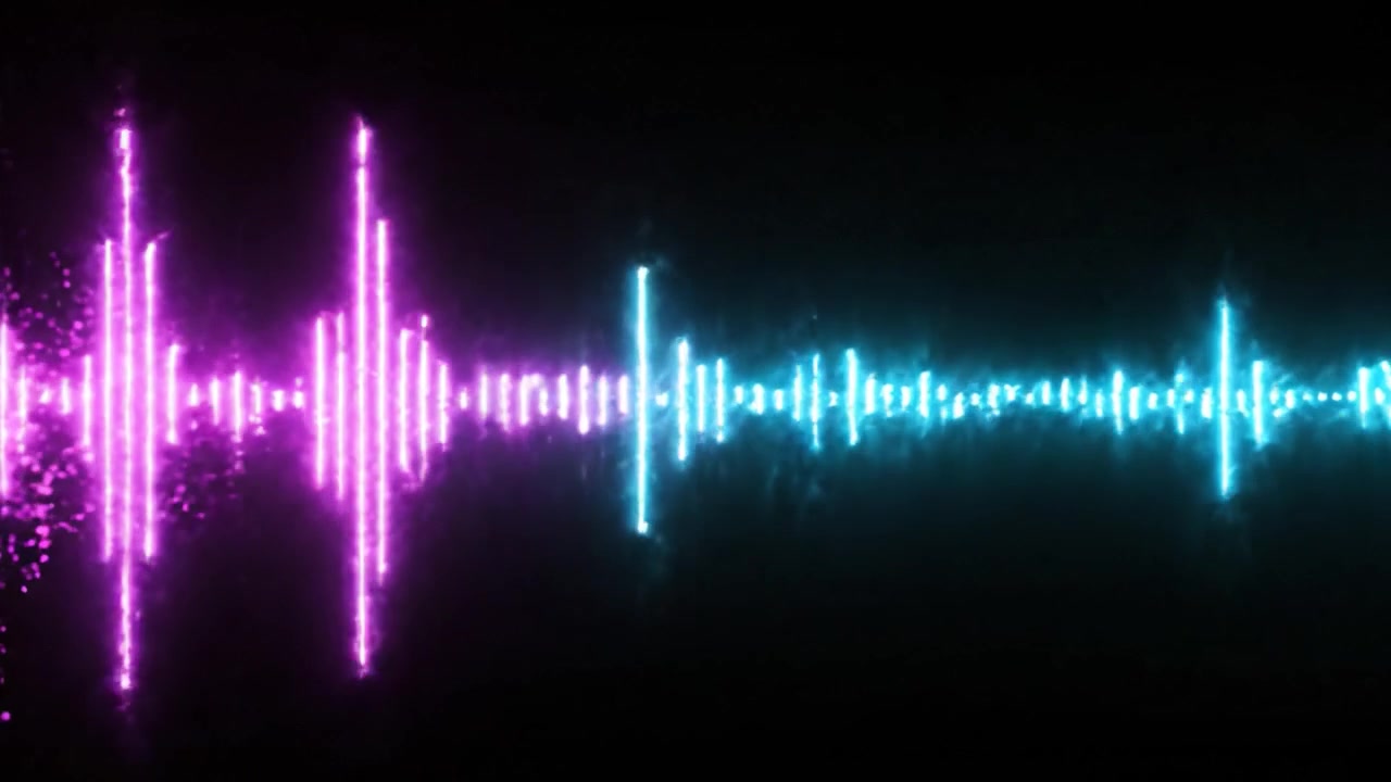 Dynamic Visual Waveforms: A Mesmerizing Journey Through Sound Frequencies in Striking Blue and Pink Hues Displaying the Essence of Audio Energy and Motion