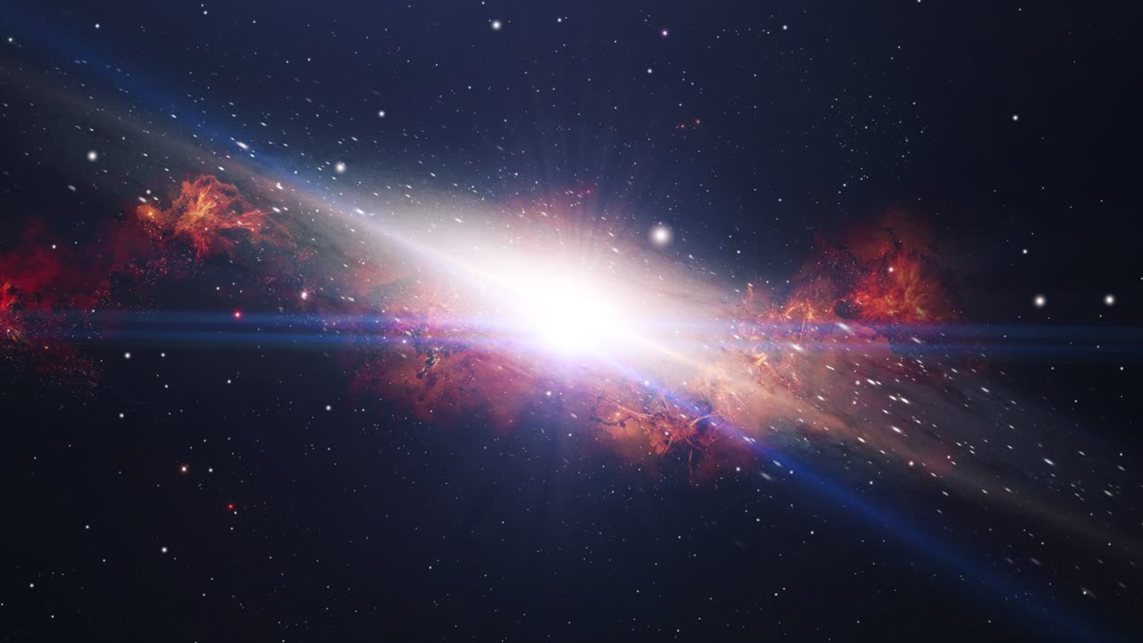 galaxia espiral rotación precisa en el espacio