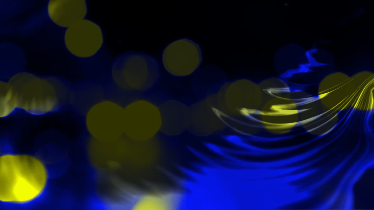 The animated background. Combination of city fires and liquid