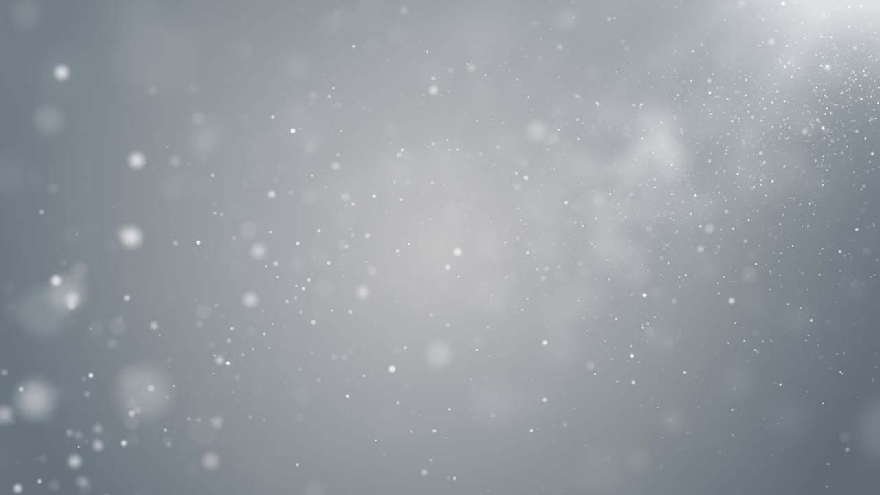 Particles white business bright glitter bokeh dust abstract background loop