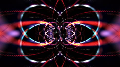 fondo gráfico de movimiento digital abstracto de ciencia ficción futurista de alta tecnología. coloridas líneas de neón brillantes luces en forma de flujo de velocidad fondo de bucle vj. visual abstracto para la introducción del título, espectáculo musical en el escenario.
