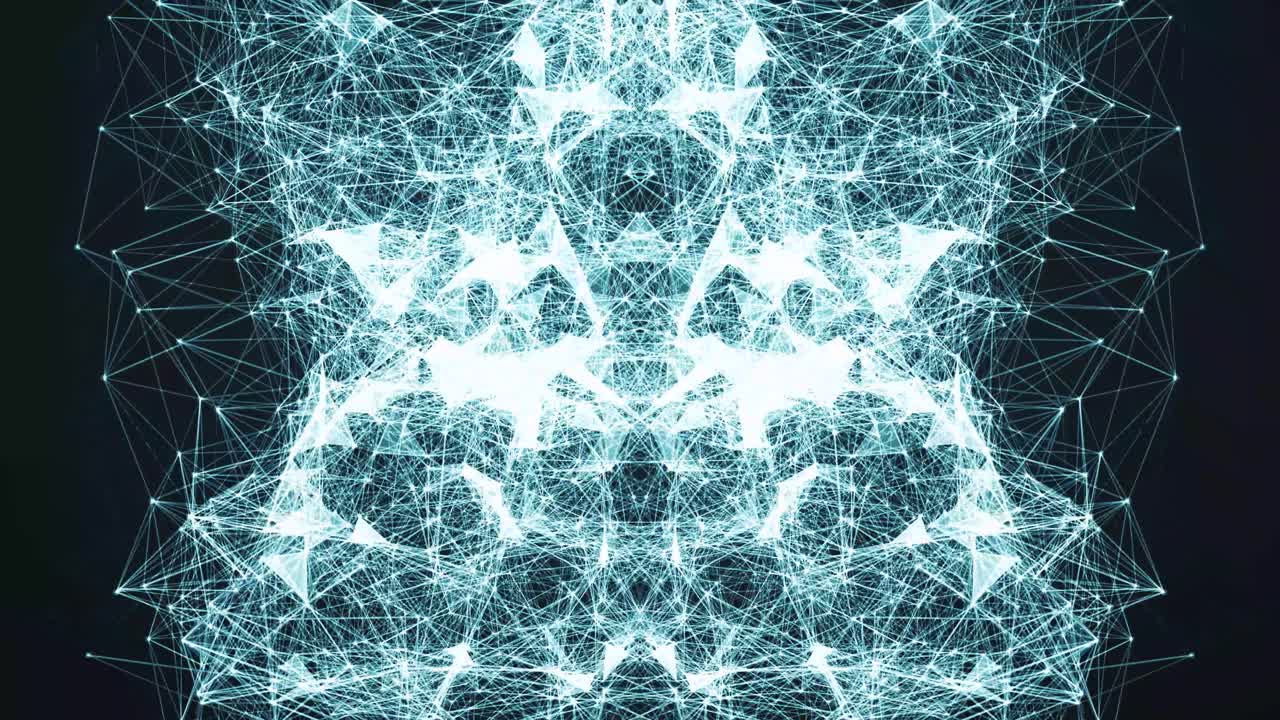 estructura de conexión de la red cibernética - fondo futurista