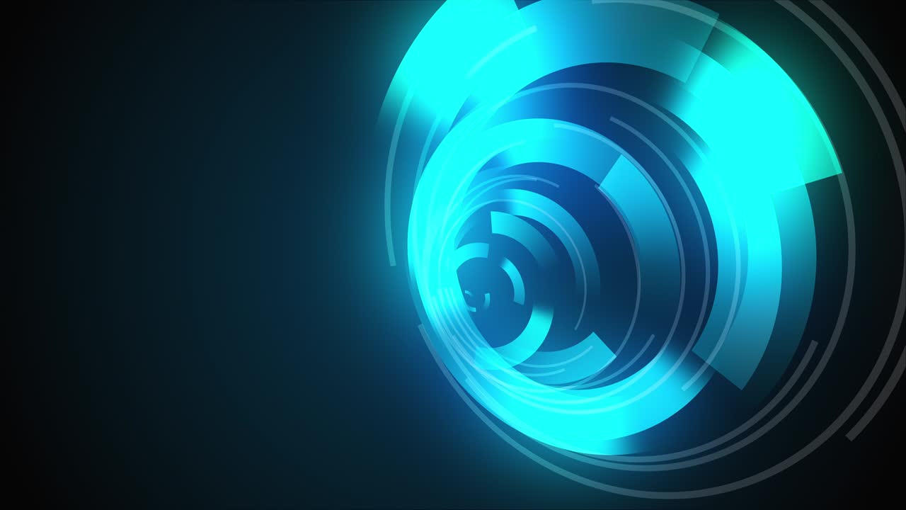 Computer generated digital futuristic HUD for tech interfaces. 3d rendering of Head-up Display elements for screensaver. Web background