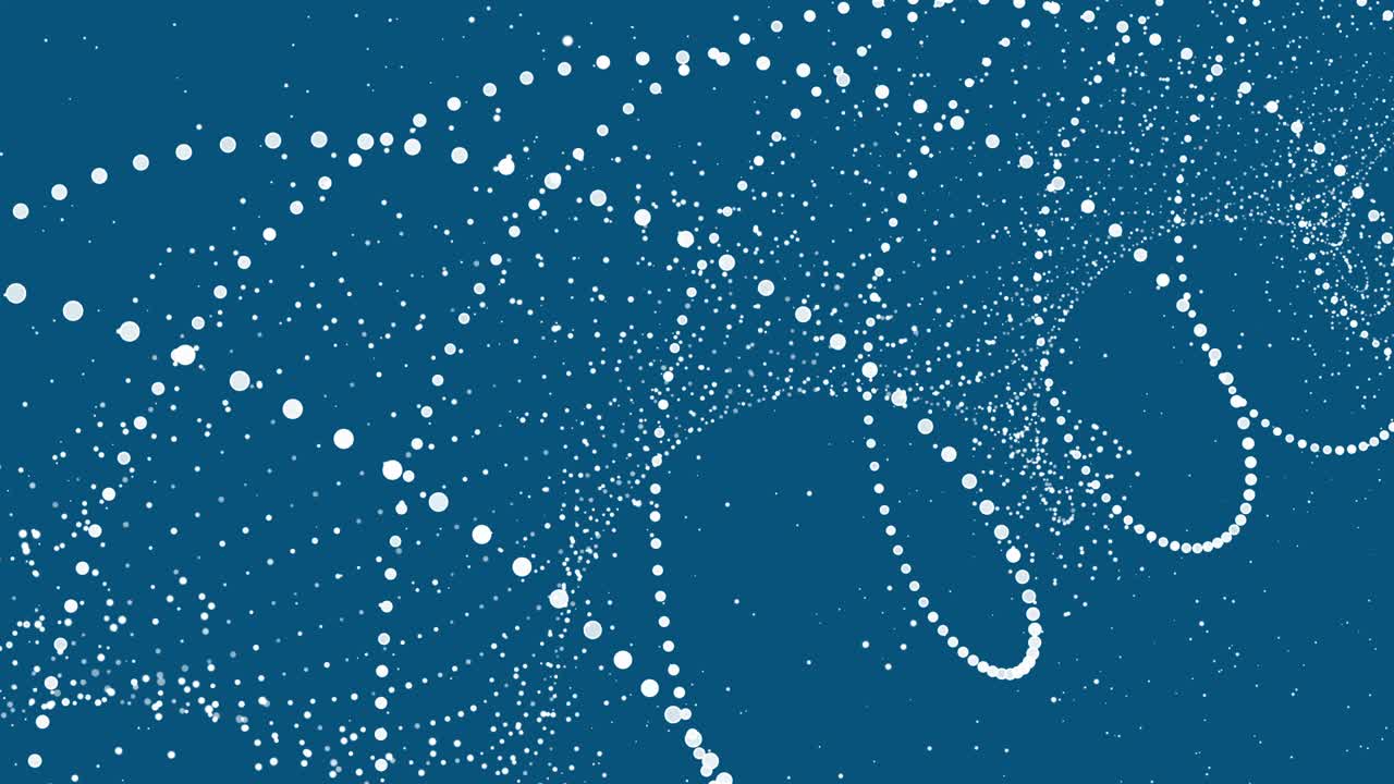 추상적인 회전하는 반이는 dna 애니메이션