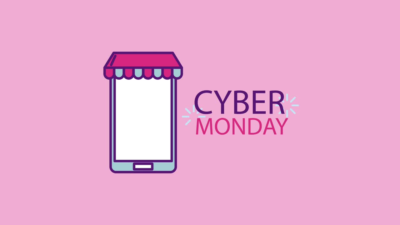 concetto di cyber lunedì