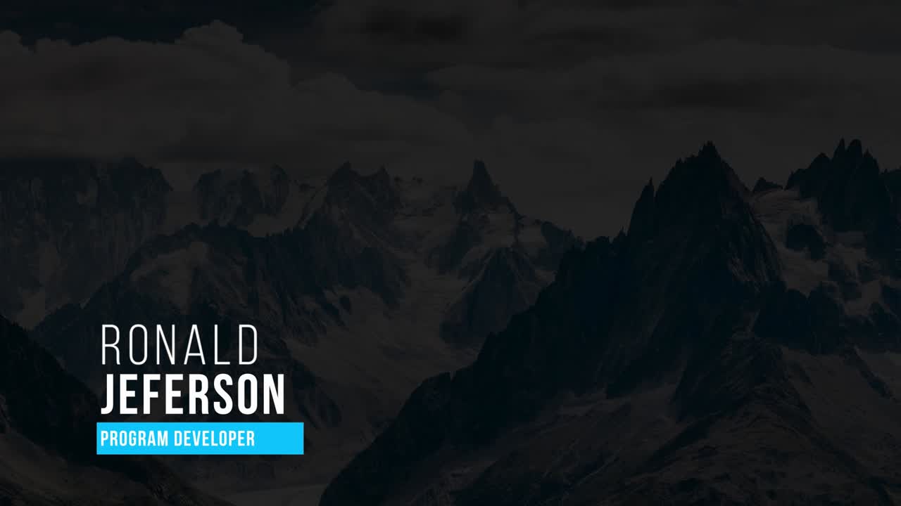 10 terzi inferiori universali: modello After Effects elegante e personalizzabile