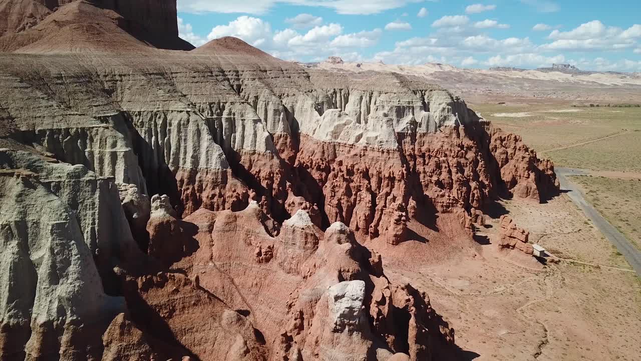 Desert Landscape with Striking Rock Formations